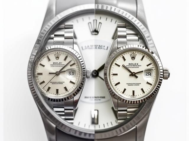 Rolex Datejustの外装研磨とオーバーホールのビフォー・アフター